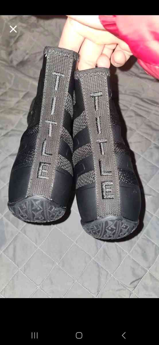 Black TITLE Boxing shoes men