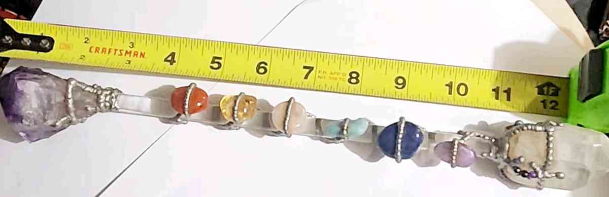 handmade chakra wand healing