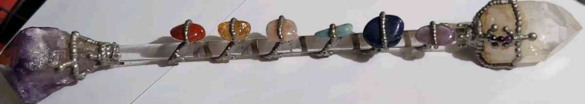 handmade chakra wand healing