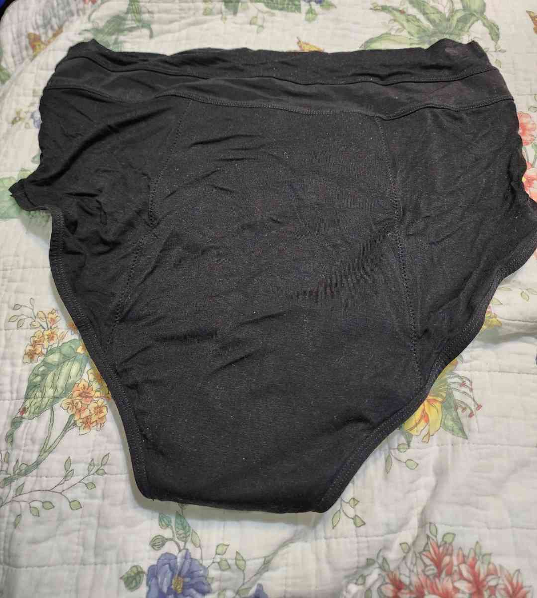 10 pairs Goat Union hirise overnight period briefs black 2XL