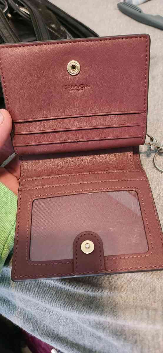 coach change purse wallet