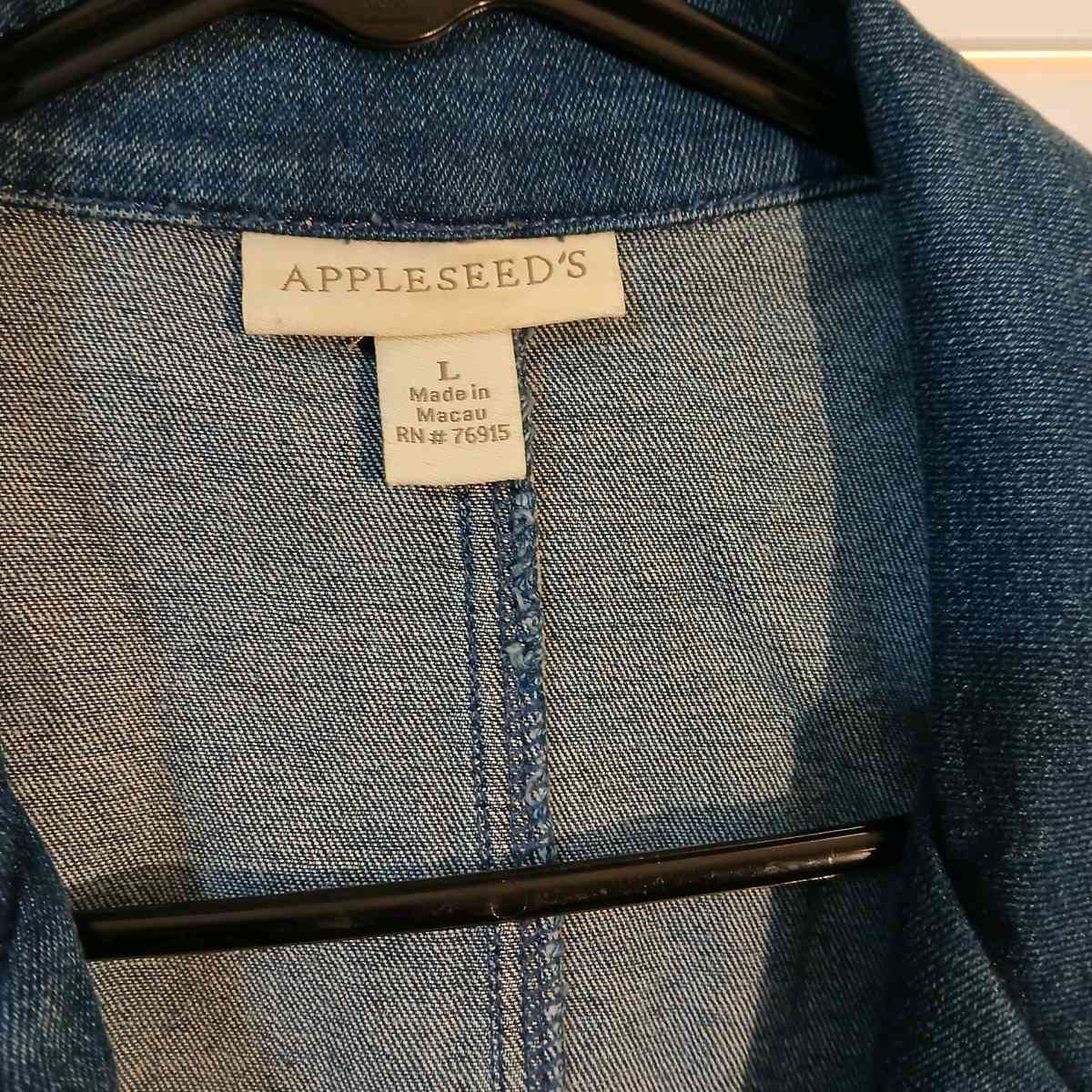 Appleseeds Vintage Sleeveless Jacket for Women Size L