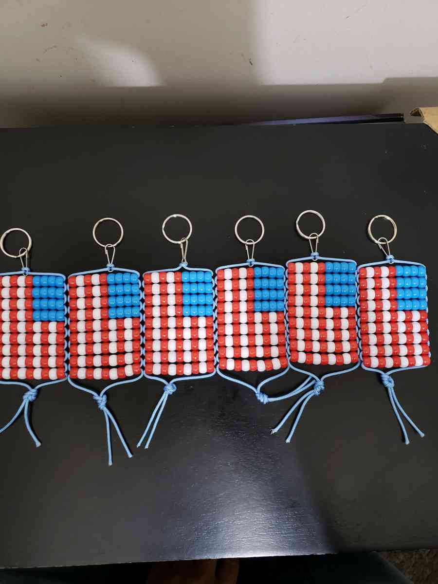 American Flags Keychains
