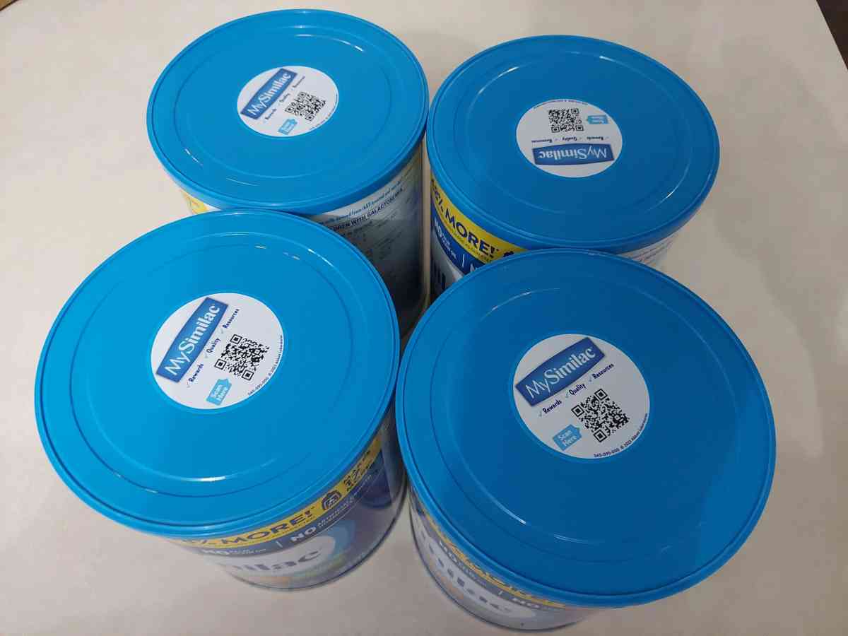 4 CONTAINERS PACK Similac Advance Formula