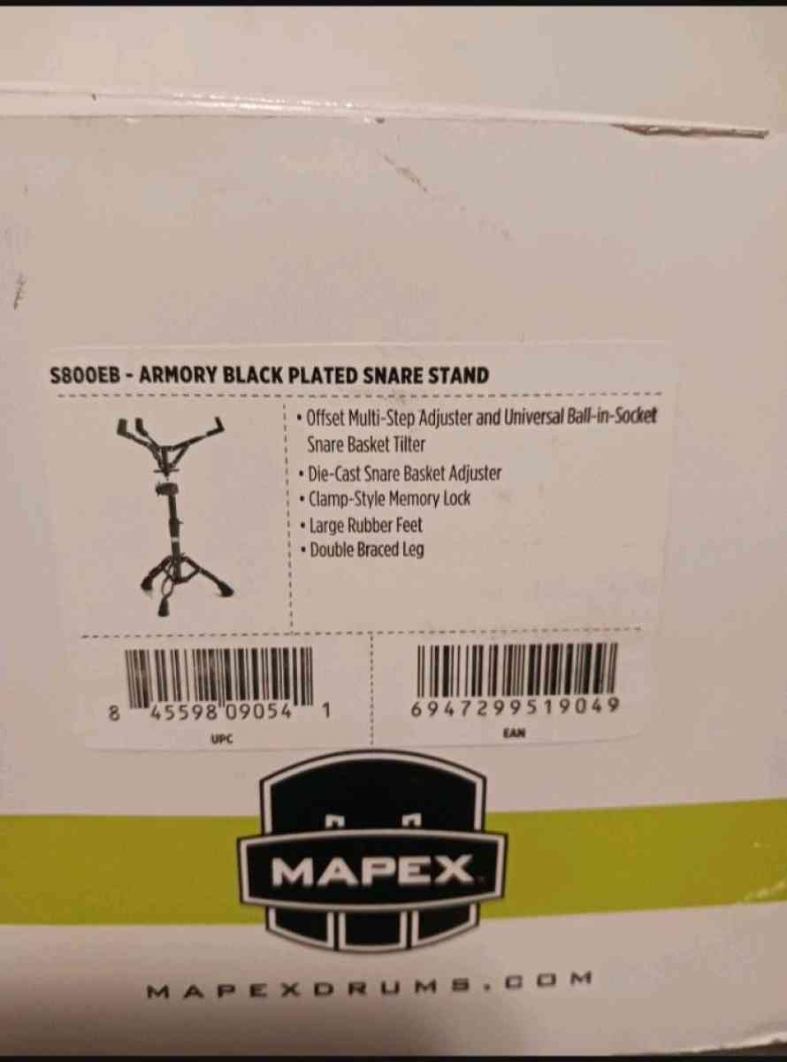 Mapex S800EB Snare Stand Black Veneered