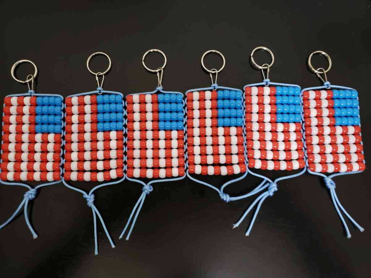 American Flags Keychains