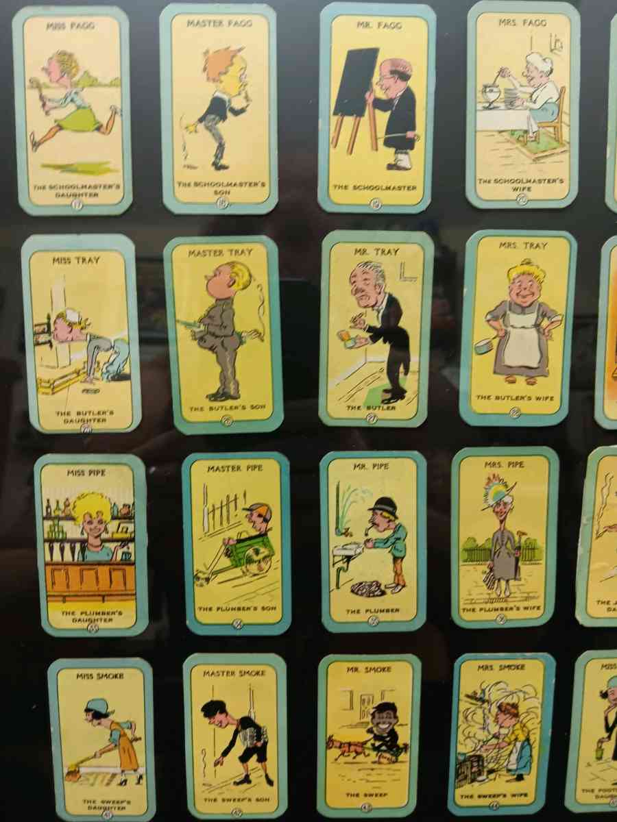 1920s full set of funny cards