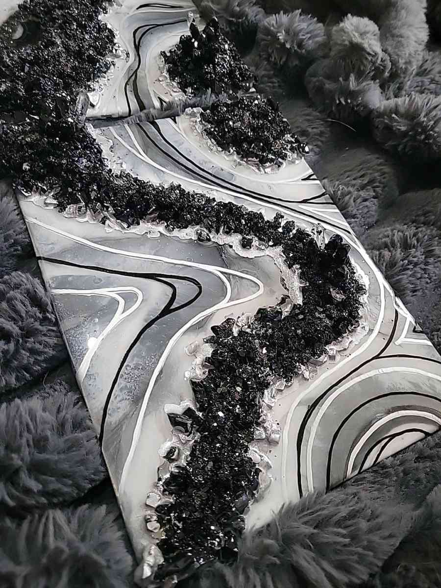 Epoxy and Geode Artwork
