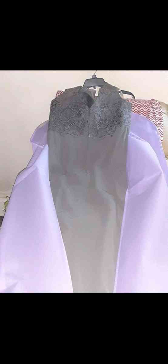 Gray Prom Gown