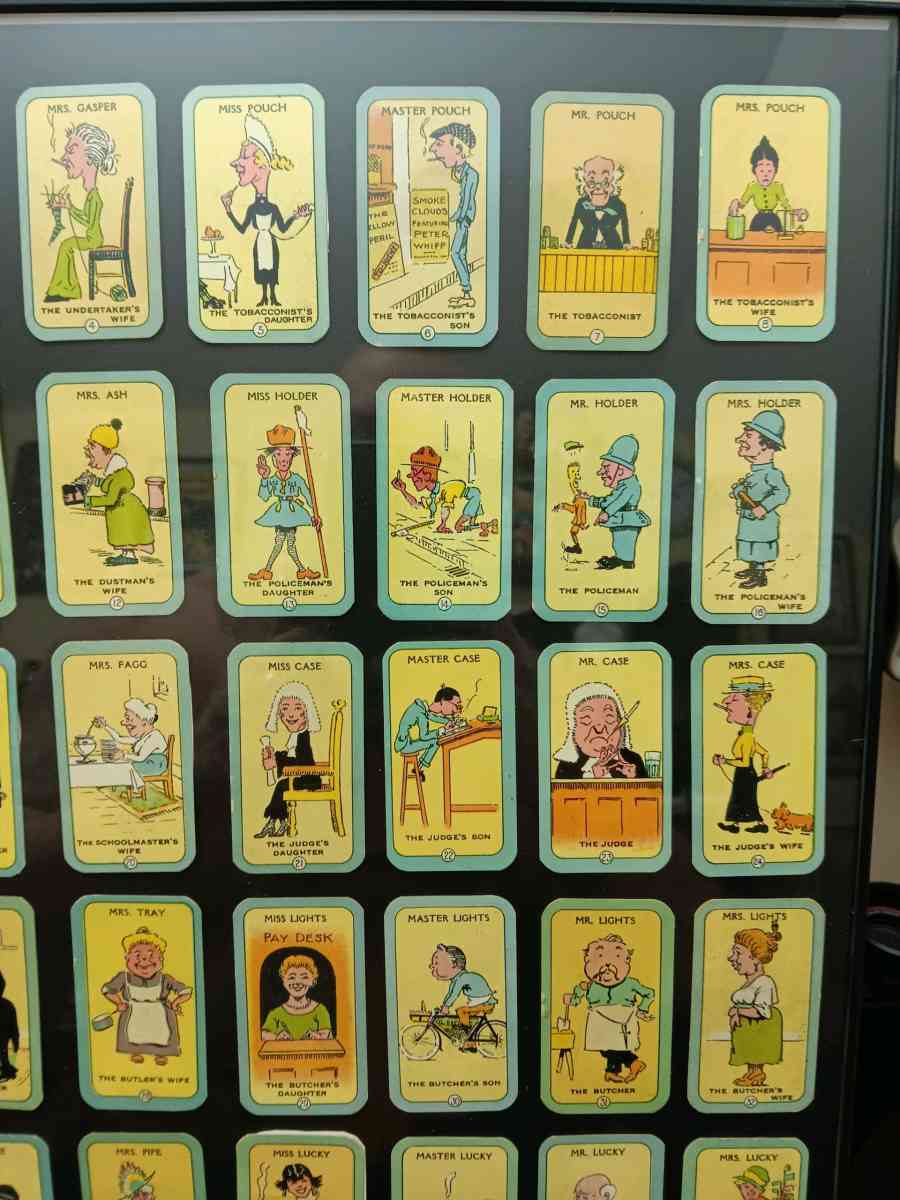 1920s full set of funny cards