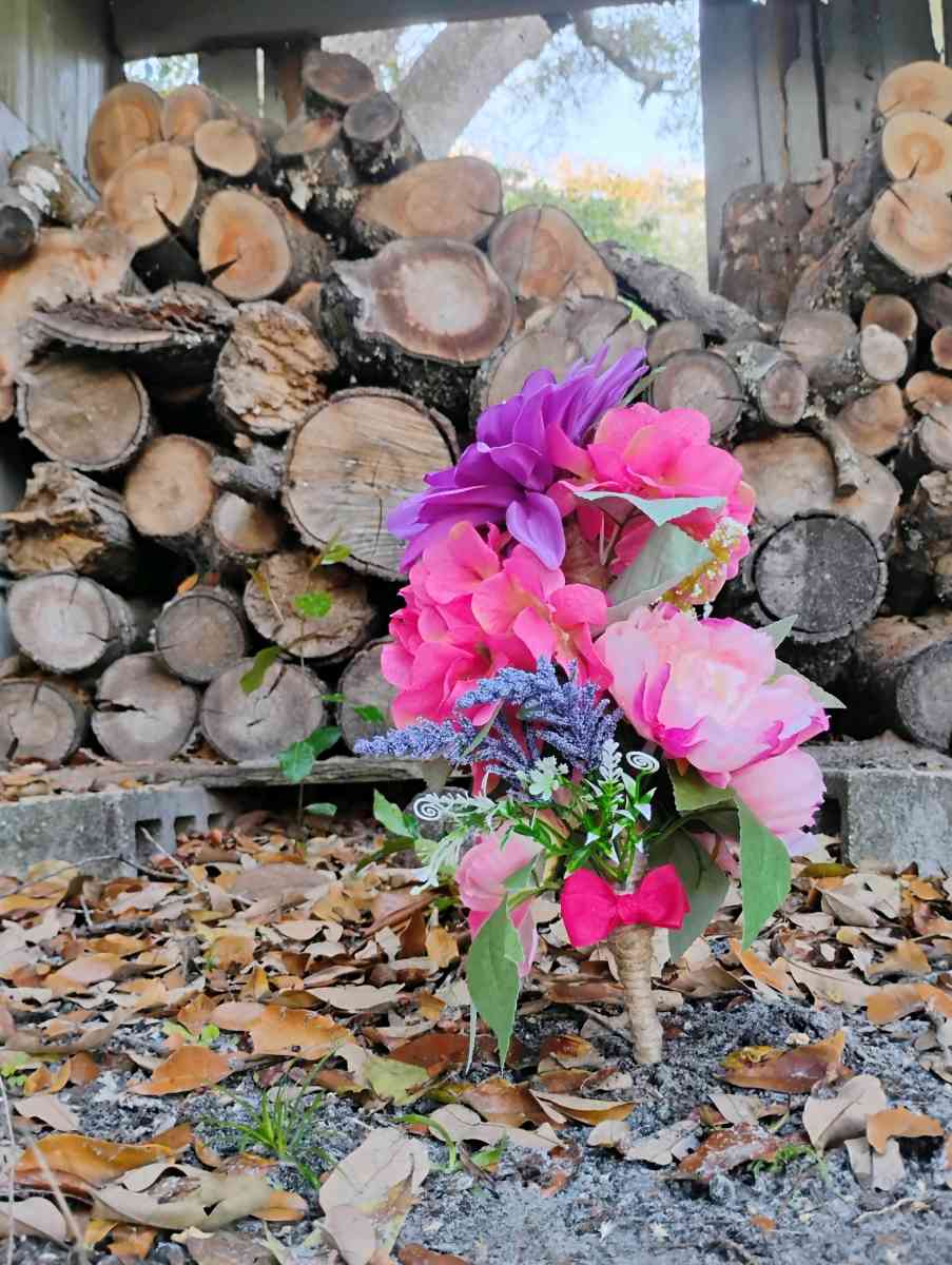 each made with love graveside flowers 30 each