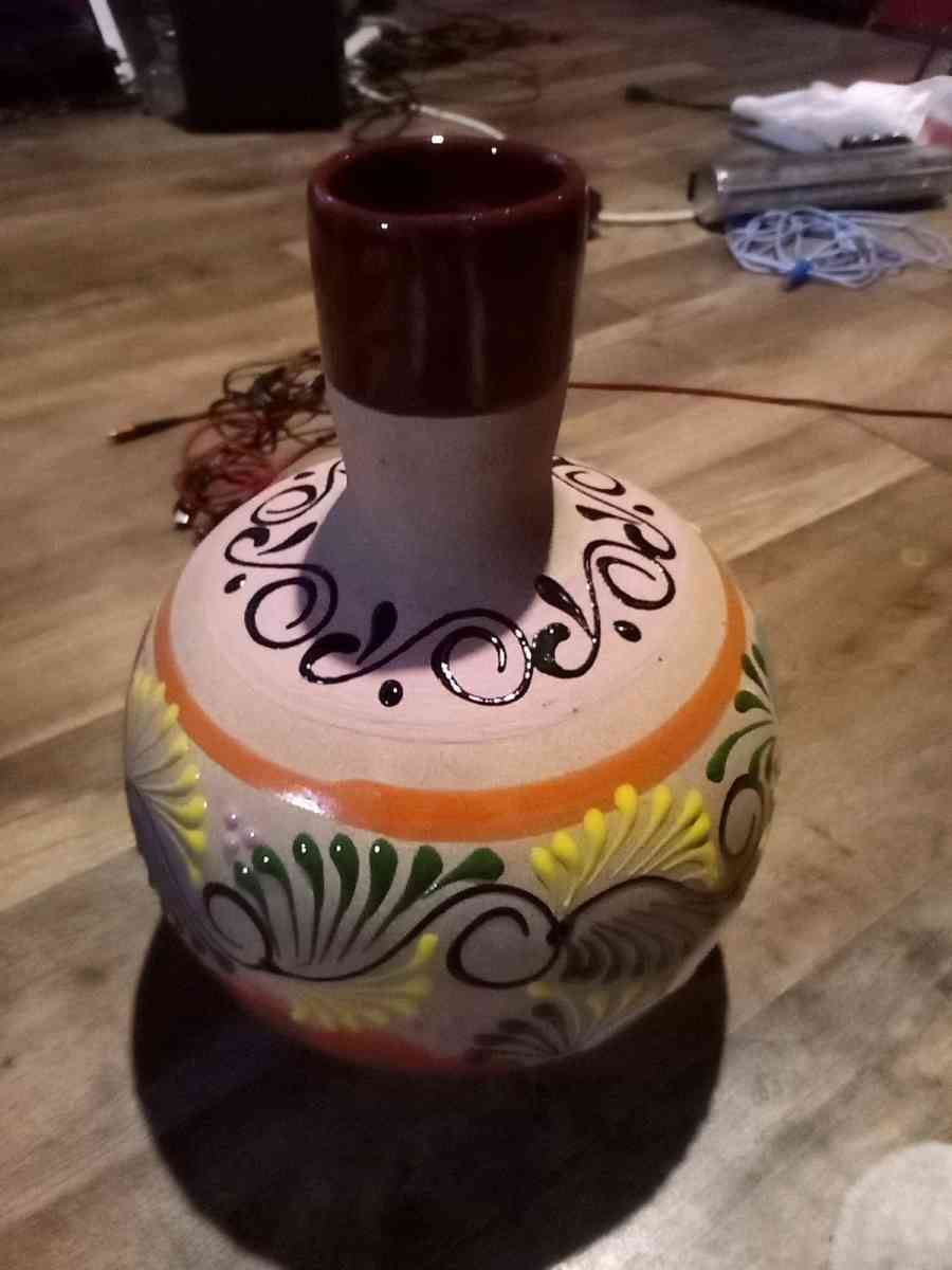 vase painted and glazed