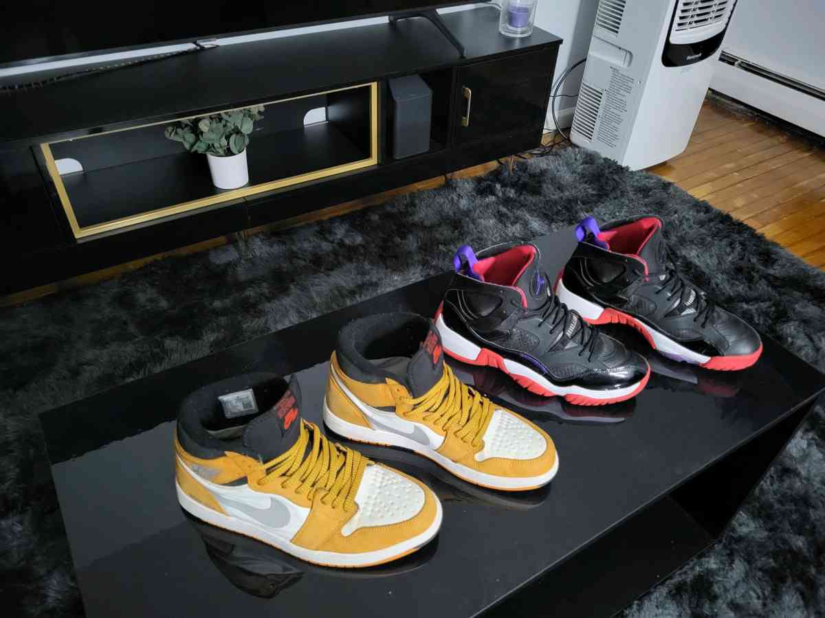 Collection of 9 Pairs of Mens Nike and Air Jordans - Irvington, New Jersey - FleaMarketBay