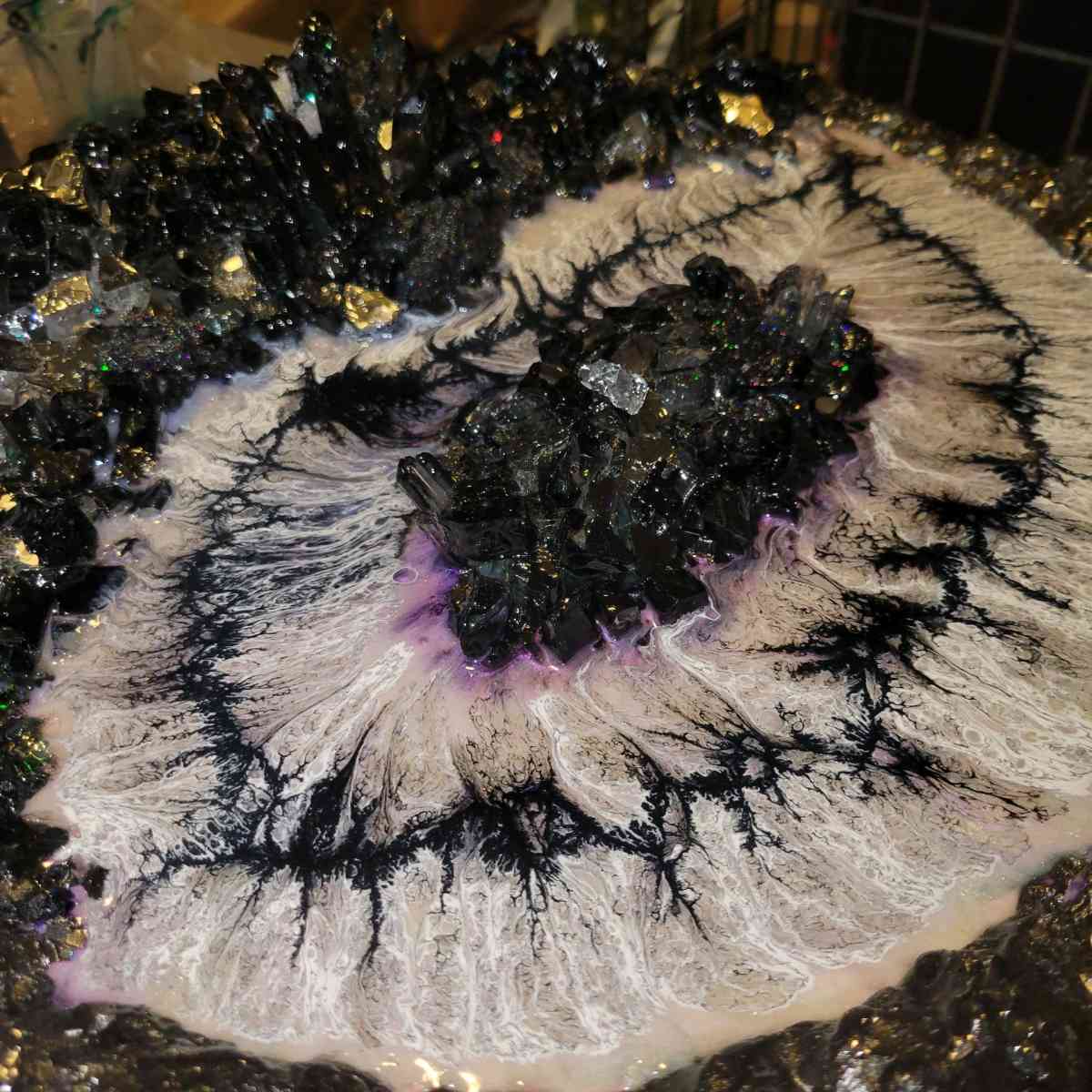 Geode Epoxy Resin Artwork