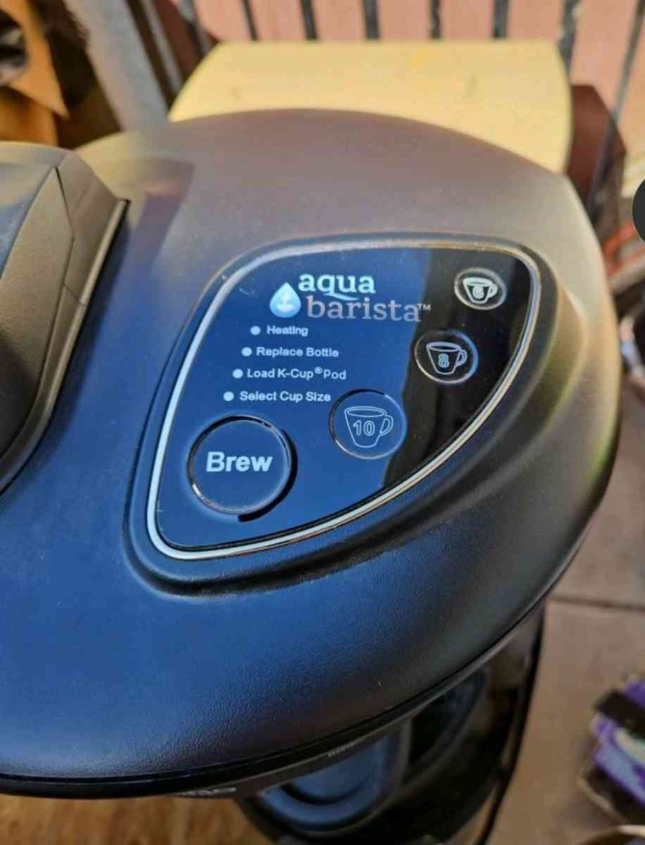 Aqua Barista Water Dispenser With Coffee Maker Hot  Cold