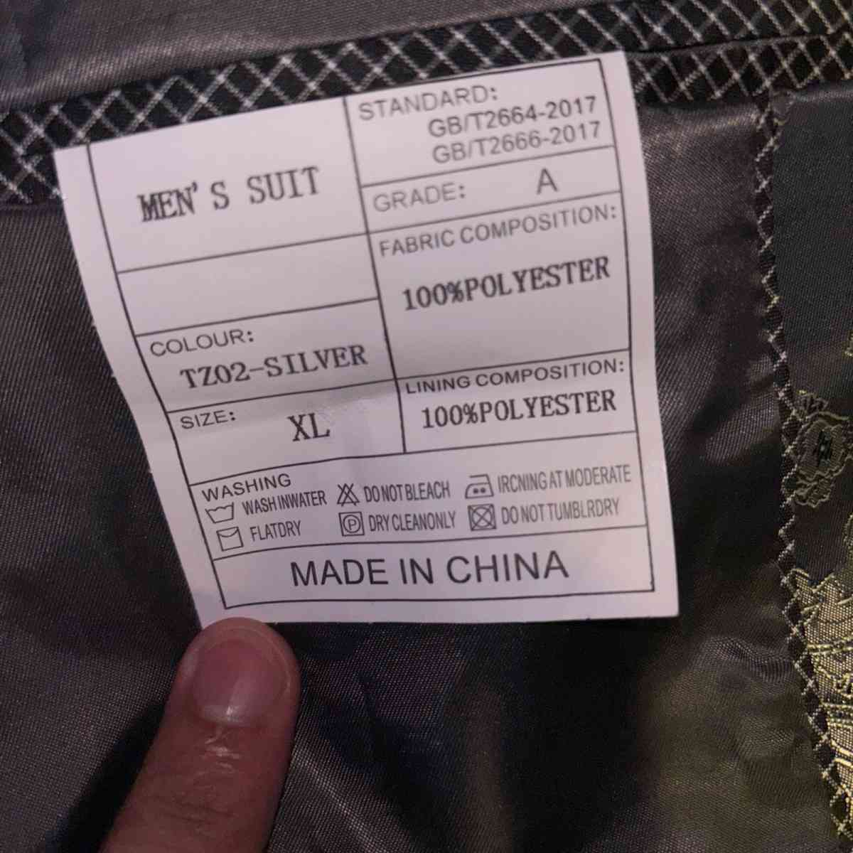 Silver designer designed blazer