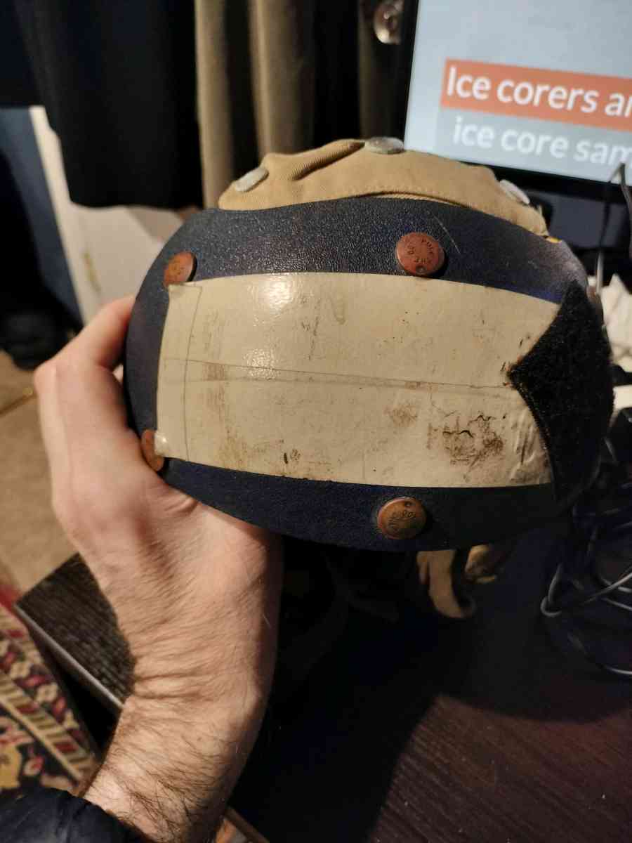 A US NAVY CREW HELMET USED or best offer