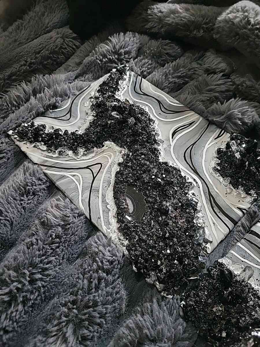 Epoxy and Geode Artwork