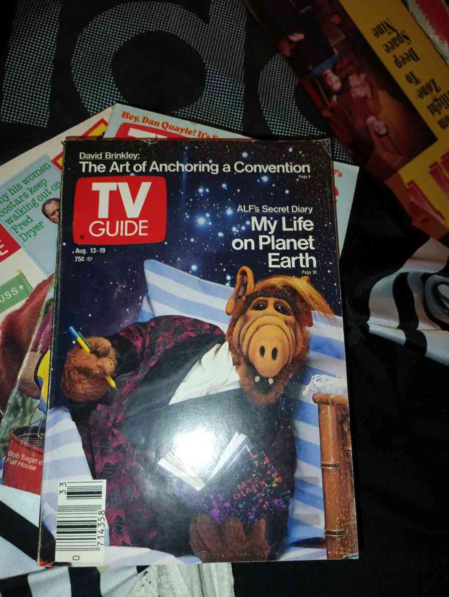 TV guides from 1981 through 2000 special covers