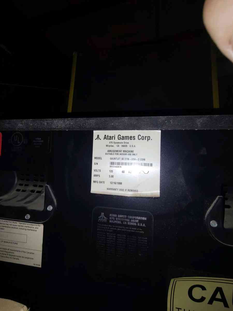 The Gauntlet Legends Arcade Cabinet - Decatur, Alabama - FleaMarketBay