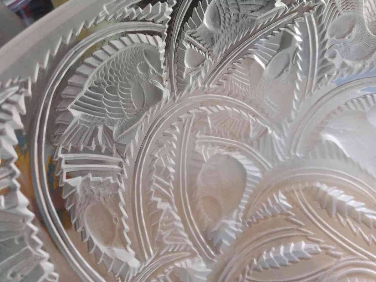 ESTATE SALE LALIQUE CRISTAL PARIS DECORATIVE BOWL BOX INCLUD