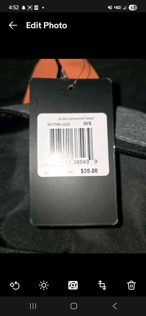 Brand New With Tags Hurley Backpack with Laptop Sleeve