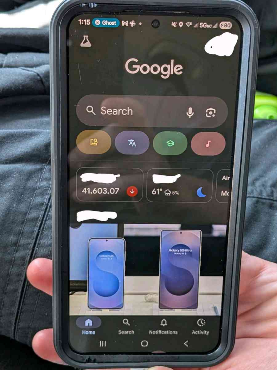 Samsung Galaxy S24 Plus with Otter Box Case