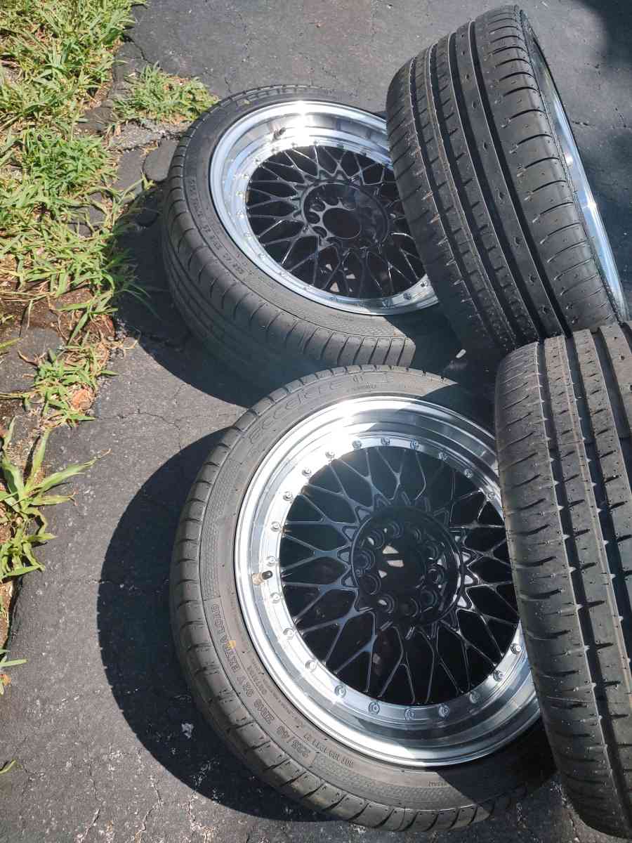 BBS alloy wheel with tire excellent condition See picture fo