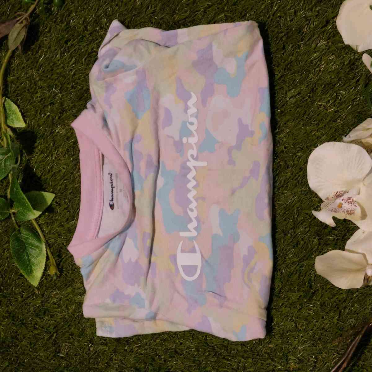 Pastel camo tee