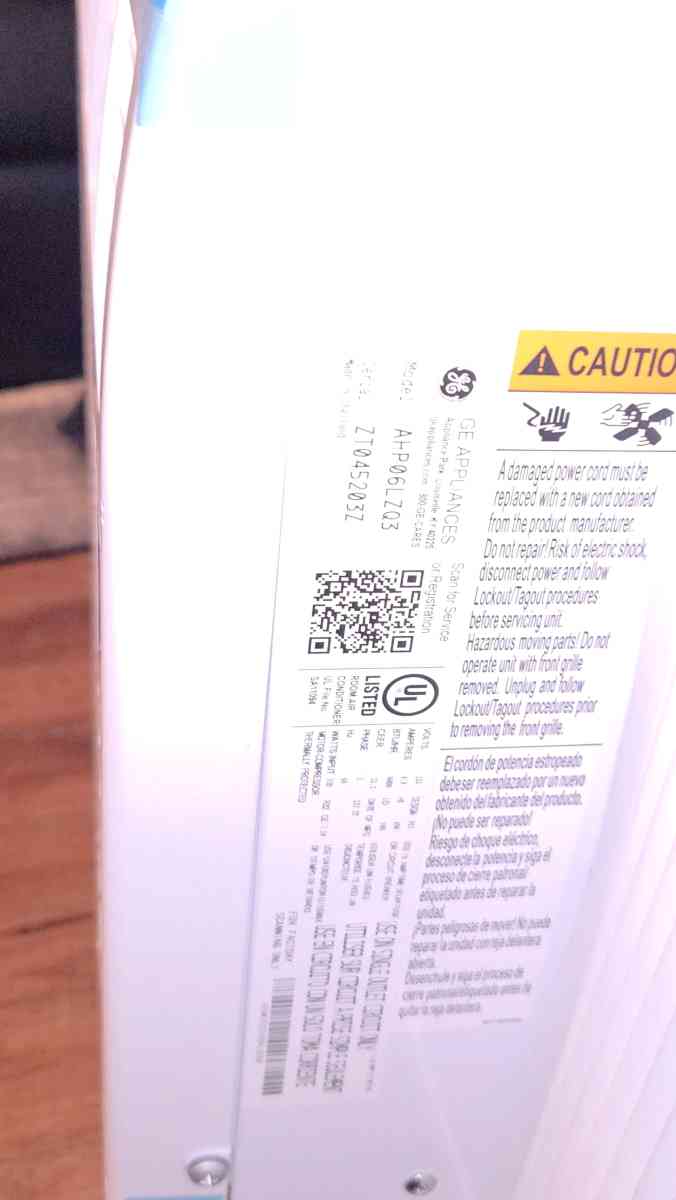 GE 6000BTU Air Conditioner Window Unit