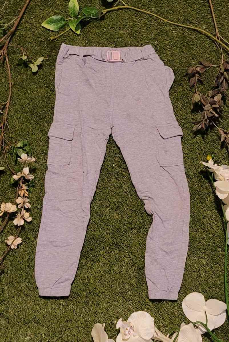 Girls Grey Cargo Joggers - Baltimore, Maryland - FleaMarketBay