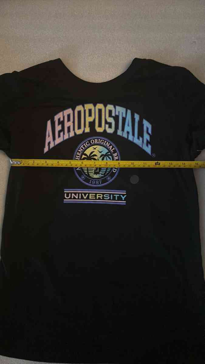 Aeropostale University Classic Crew 1987 Short Sleeve Tee Si