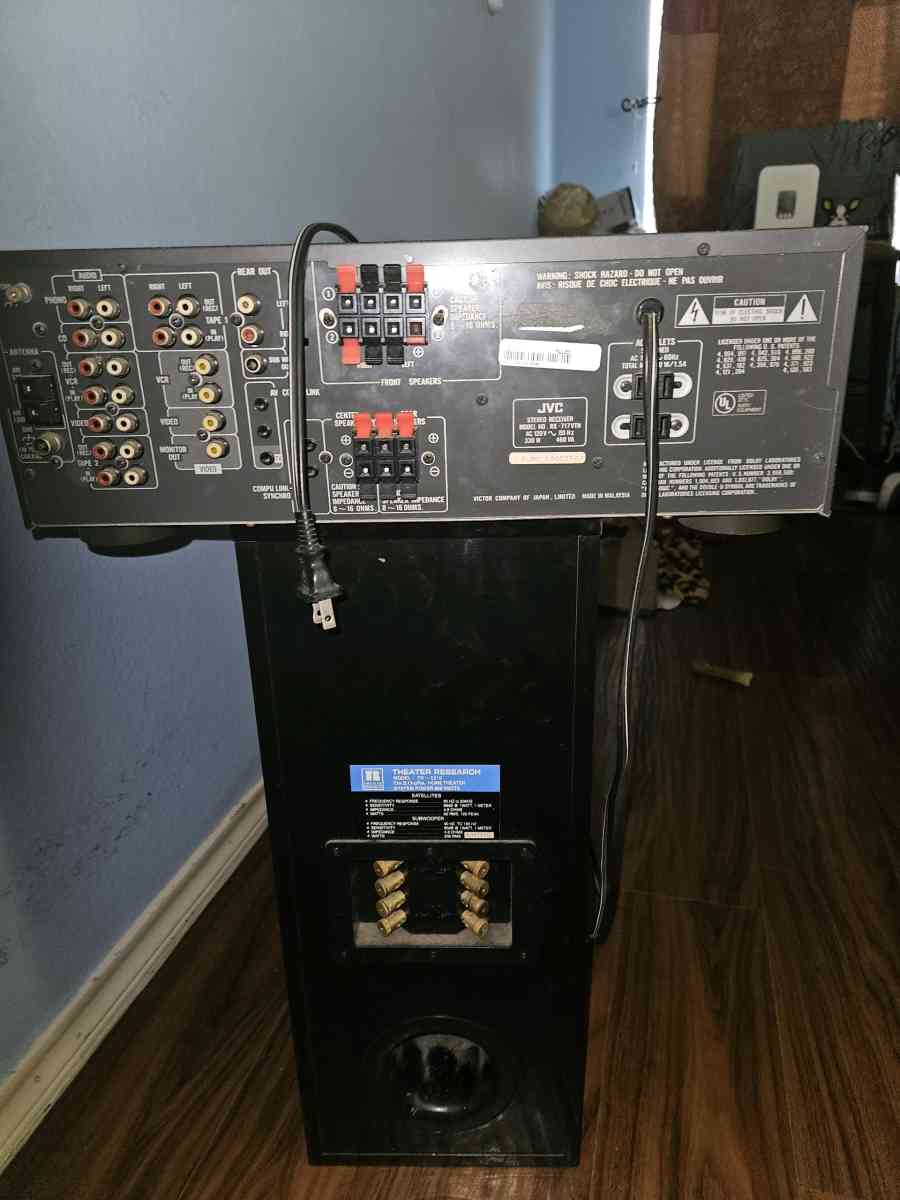 JVC AV Receiver and Theater Research speaker - Sugar Land, Texas - FleaMarketBay