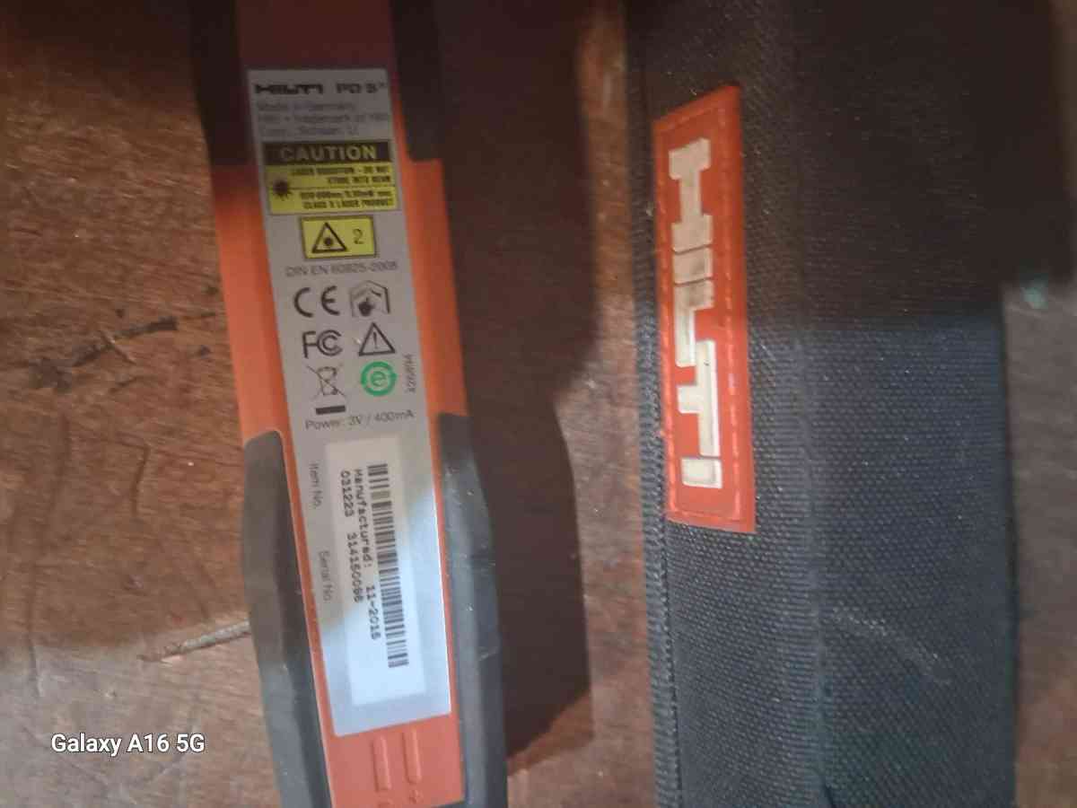 HILITI PD5 DISTANCE LASER TOOL