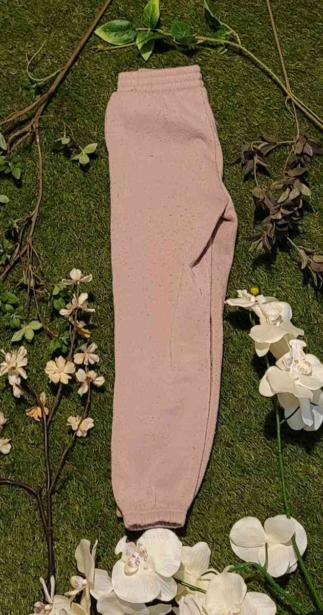 Girls Pink fleece joggers