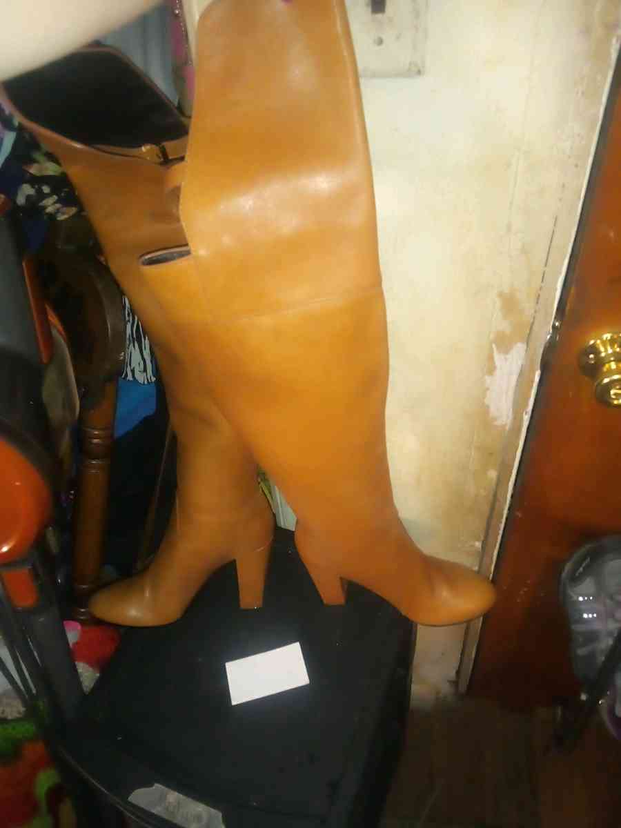 ORA over the knee tan boots
