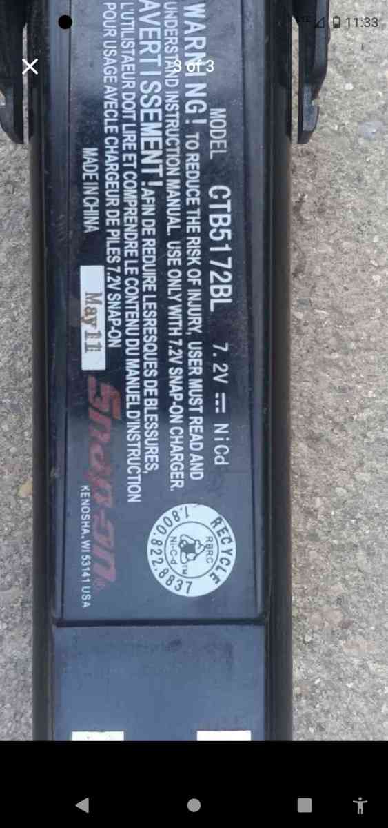 Snap On Drill Screwdriver and Charger