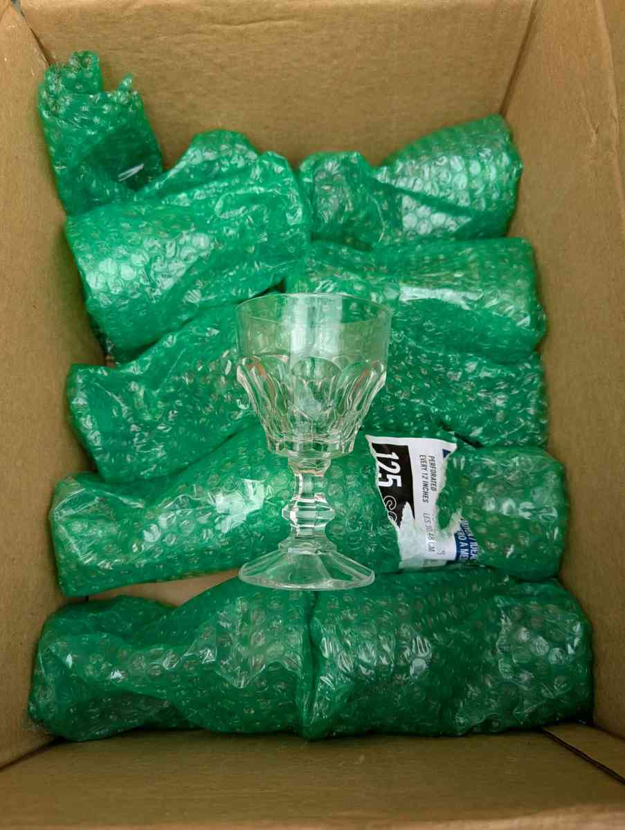 30 Vintage Stem Bottom Glasses - Monroe, North Carolina - FleaMarketBay