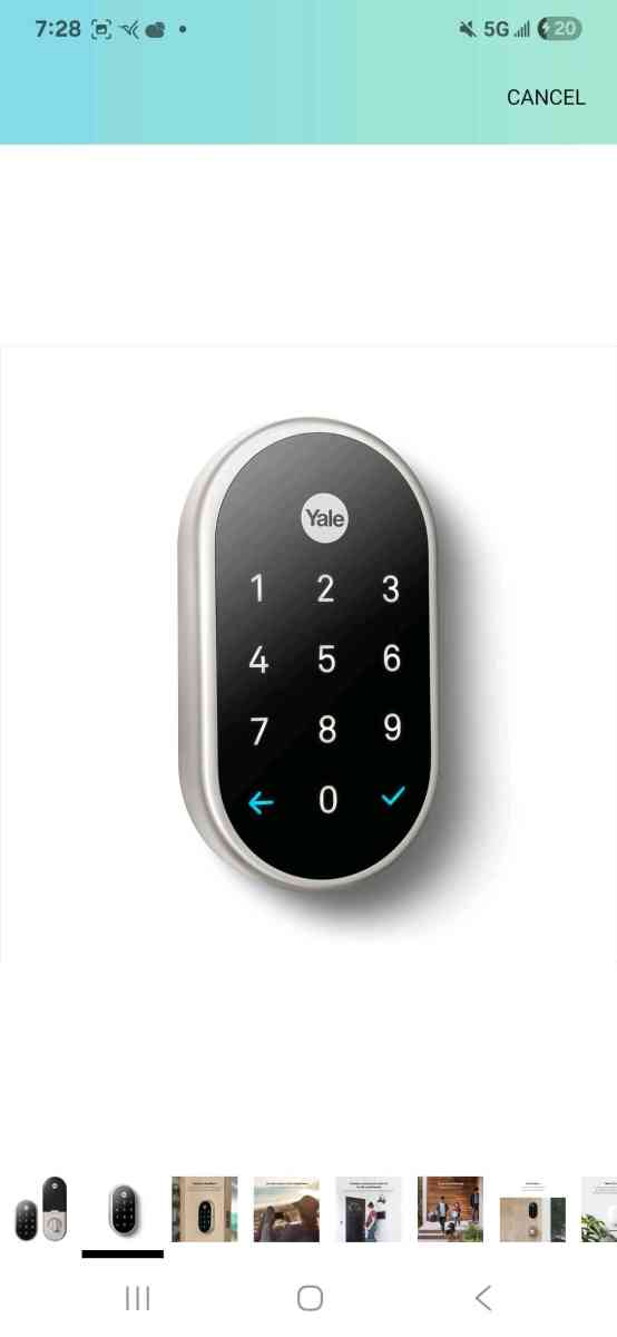Google Nest x Yale Lock  TamperProof Smart Lock for Keyless - Hamilton, Ohio - FleaMarketBay