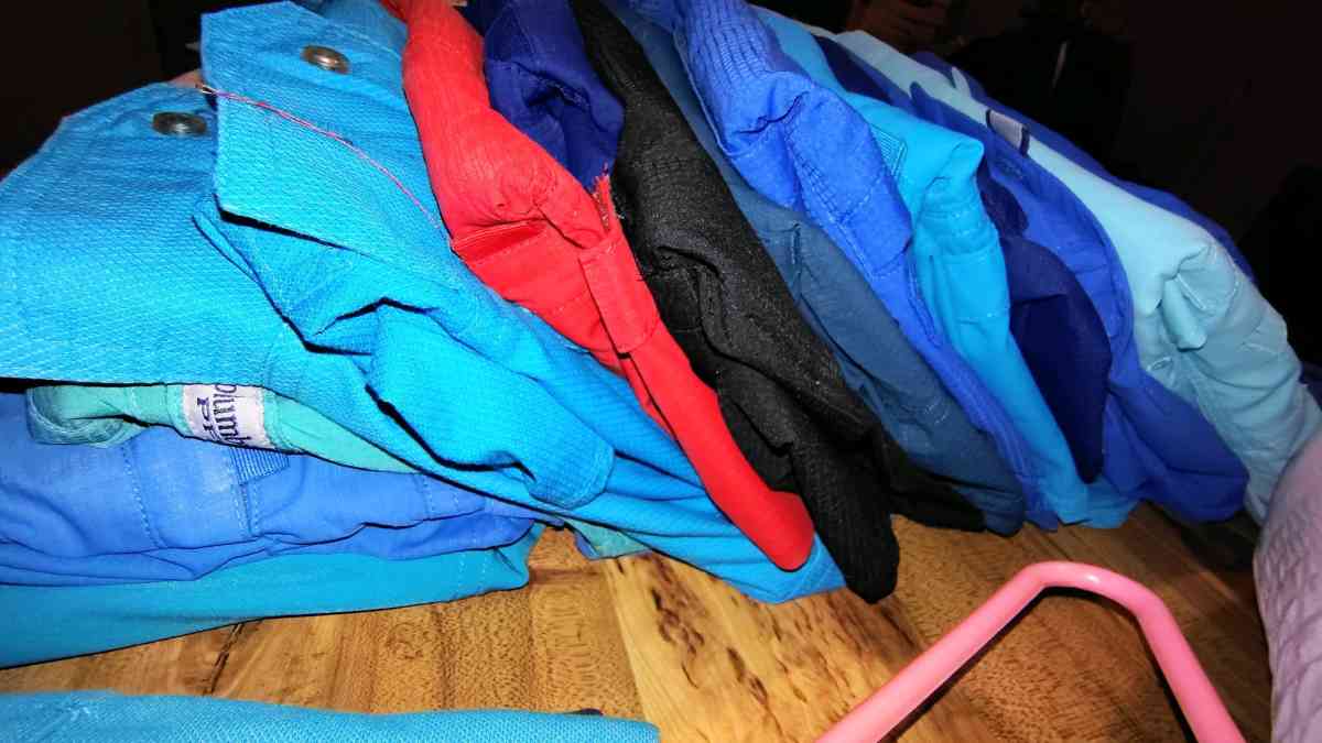 Fishing dryfit shirts and shorts