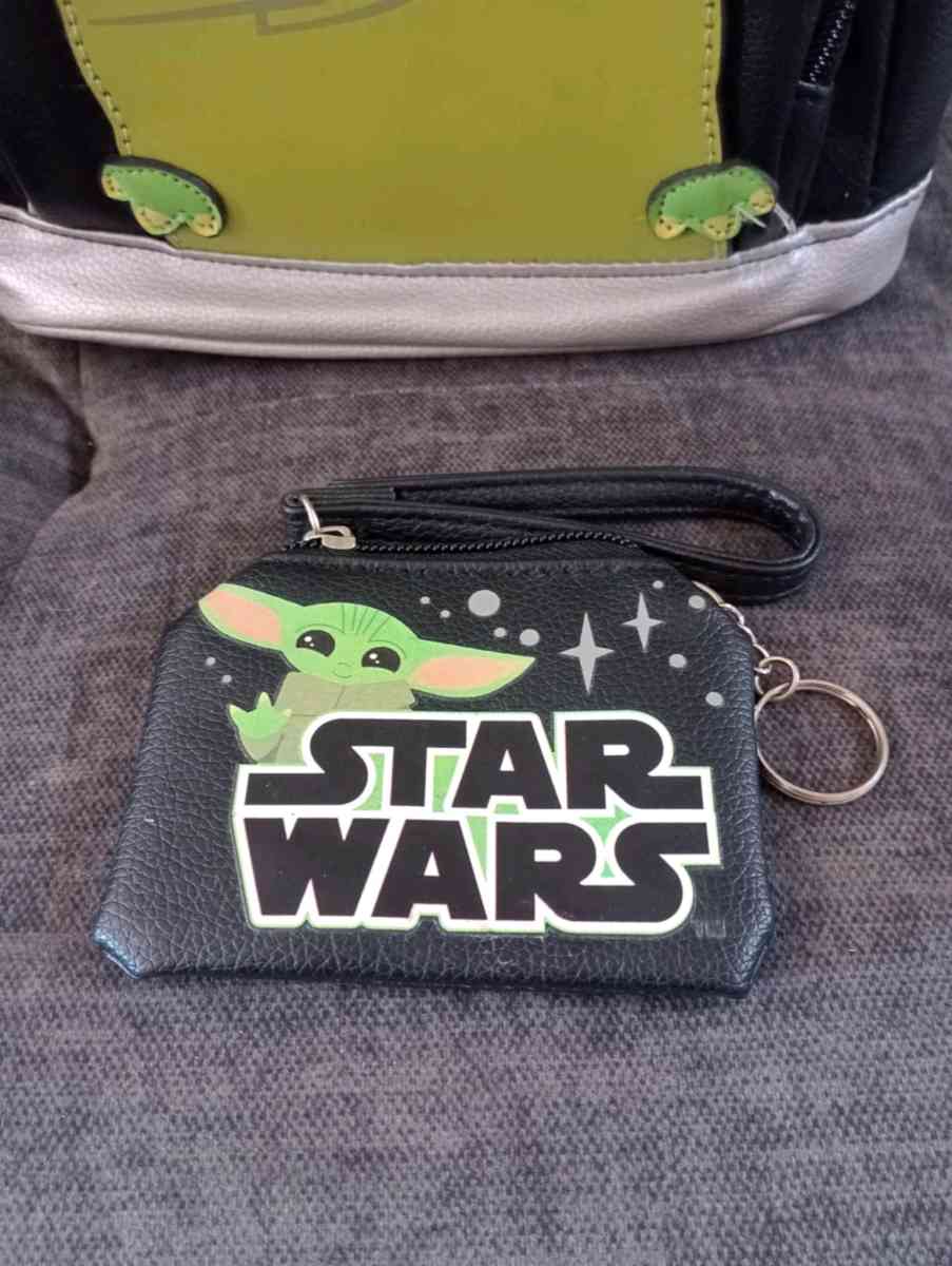 Mandalorian Baby Yoda Mini Backpack Purse Disney Star Wars T