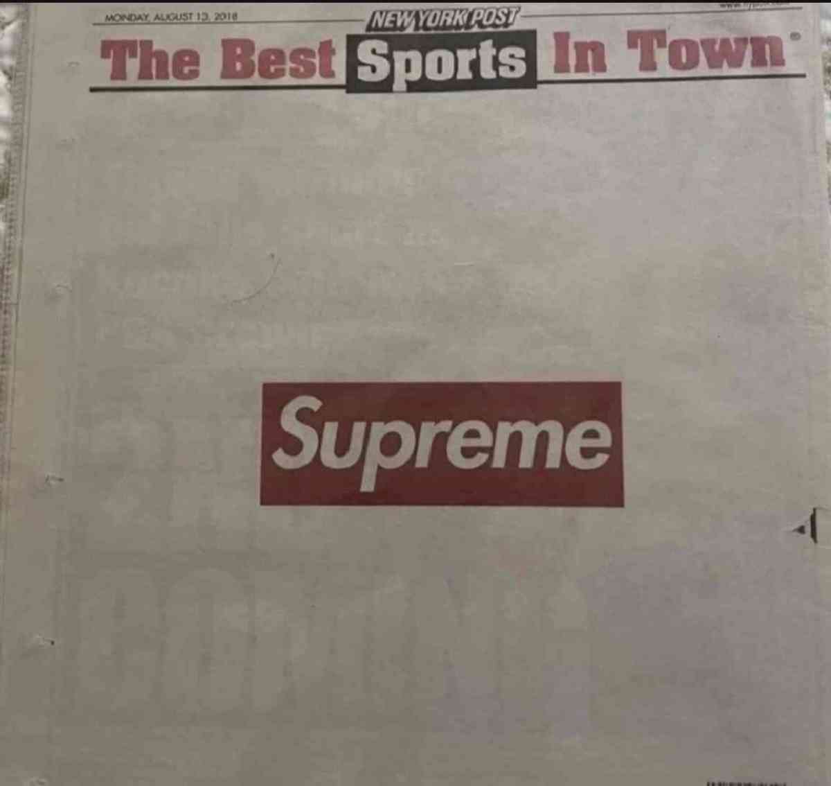 Limited Edition New York post supreme newspaper - Maspeth, New York - FleaMarketBay