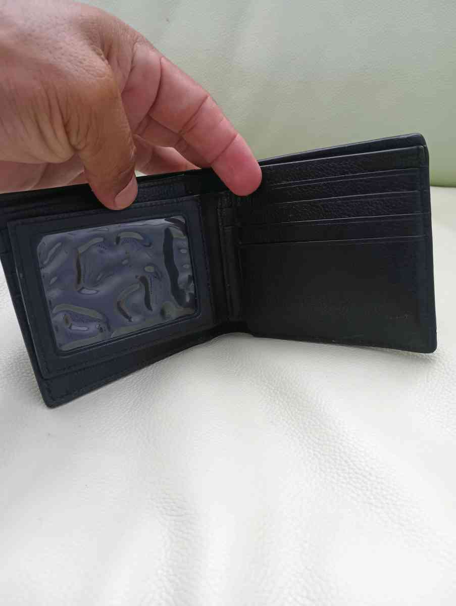 Coach Mens 3 In 1 Compact ID Wallet in Refine Pebble Leather