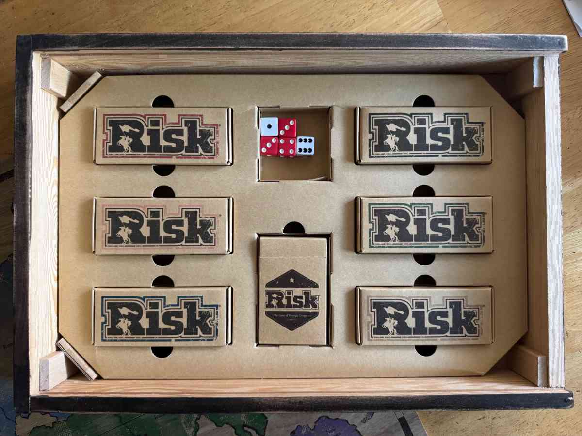 Risk Board Game 2017 Rustic Wood Series