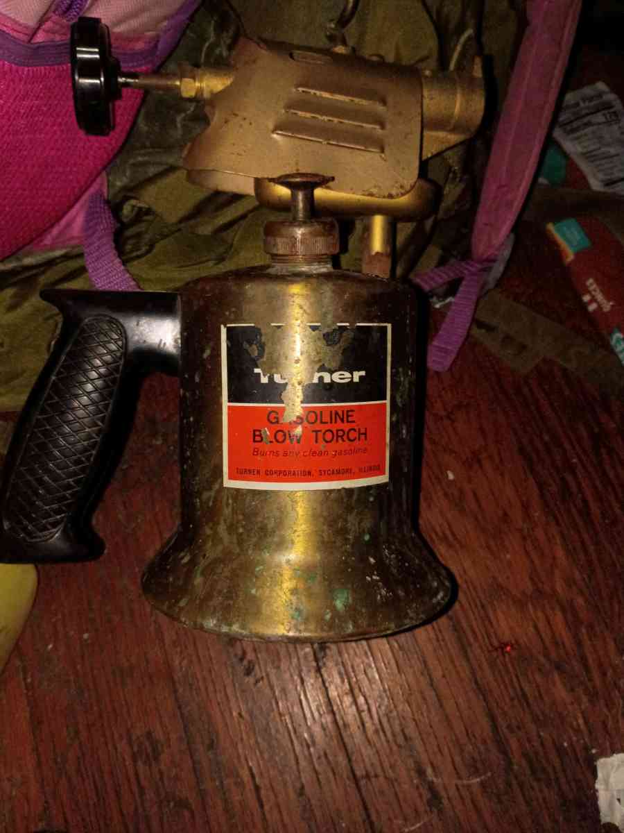 vintage turner gasoline blowtorch
