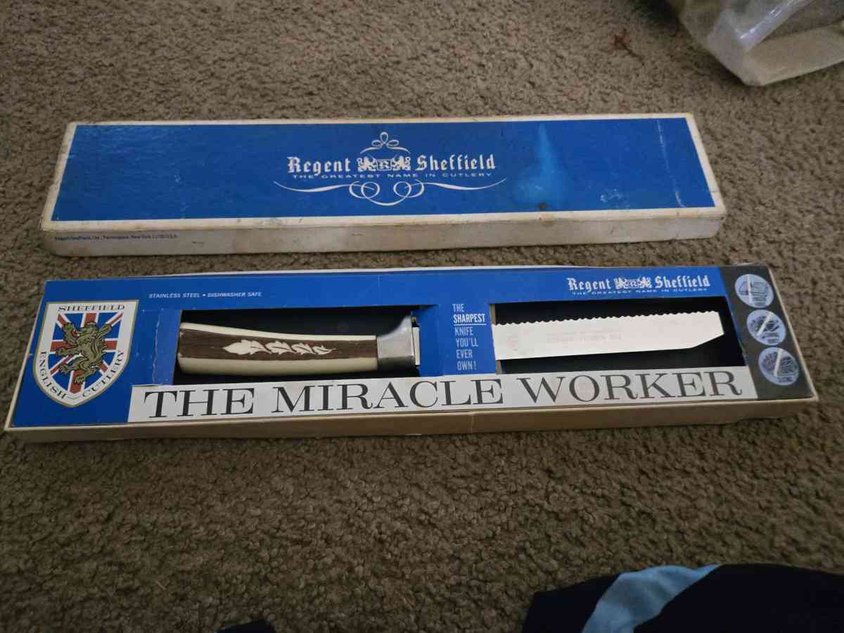 VTG MIRACLE WORKER 12 STAINLESS KNIFE BY REGENT SHEFFIELD - Crittenden, Kentucky - FleaMarketBay