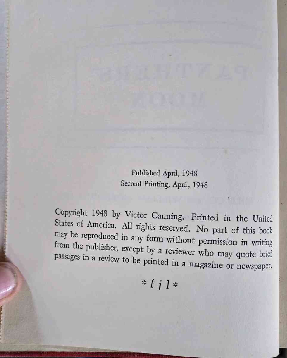 Panthers Moon by Victor Canning - Crittenden, Kentucky - FleaMarketBay