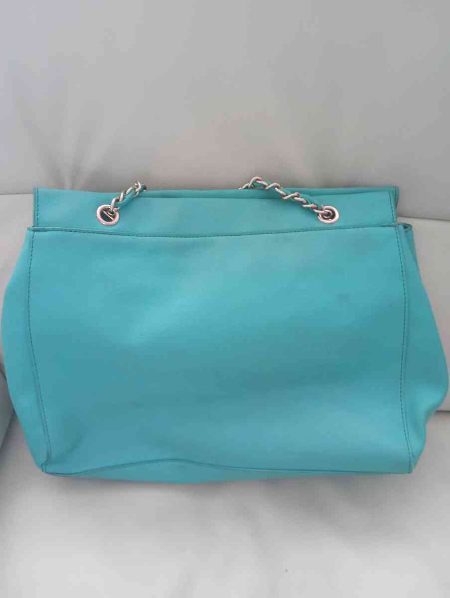 BEBE TOTE TURQUOISE BLUE