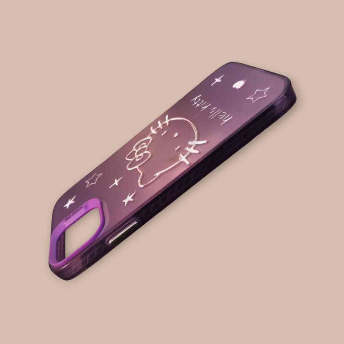 iPhone 11 Phone Case Purple Hello kitty