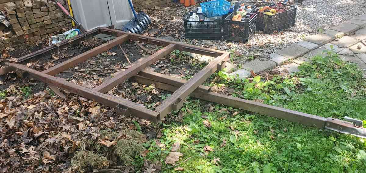 4x6ft utility dumping trailer project